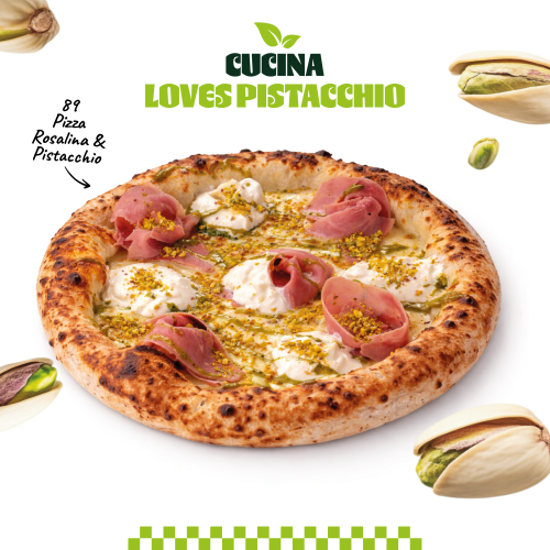 Pizza Rosalina & Pistacchio
