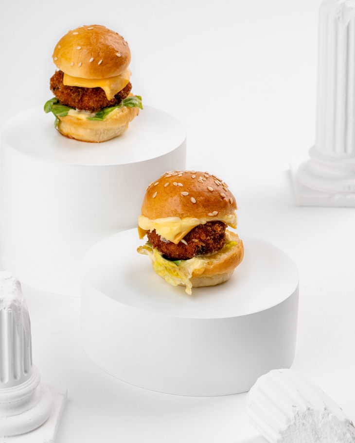  Box Burger poulet 5pièces    