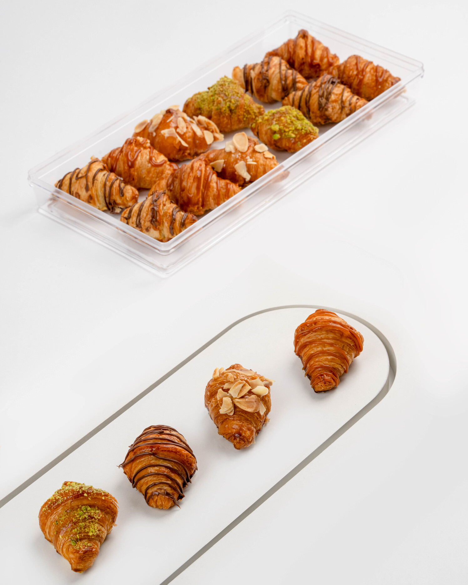  Plateau micro viennoiserie fourré    9 pieces  9 pieces 