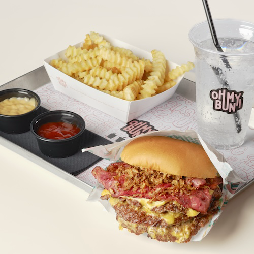 MENU TRIPPLE FAT CHEESY BURGER