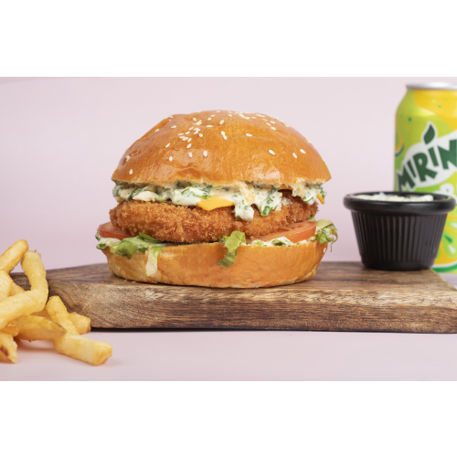  Spartel Chicken Burger   