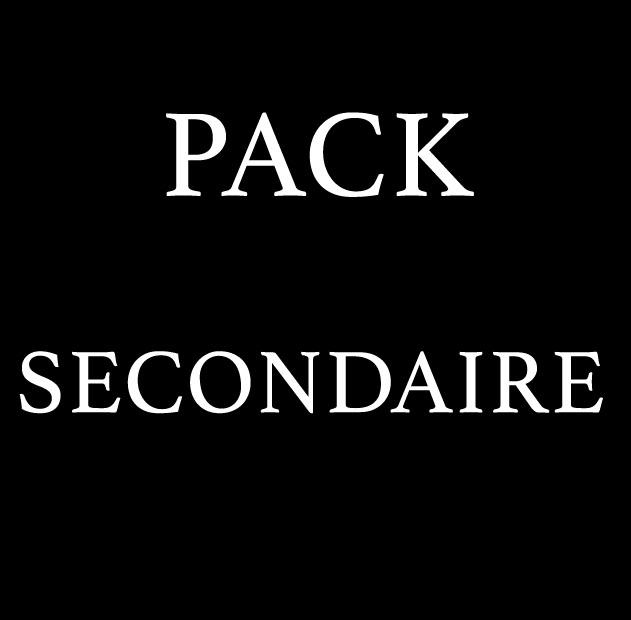 PACK SECONDAIRE 