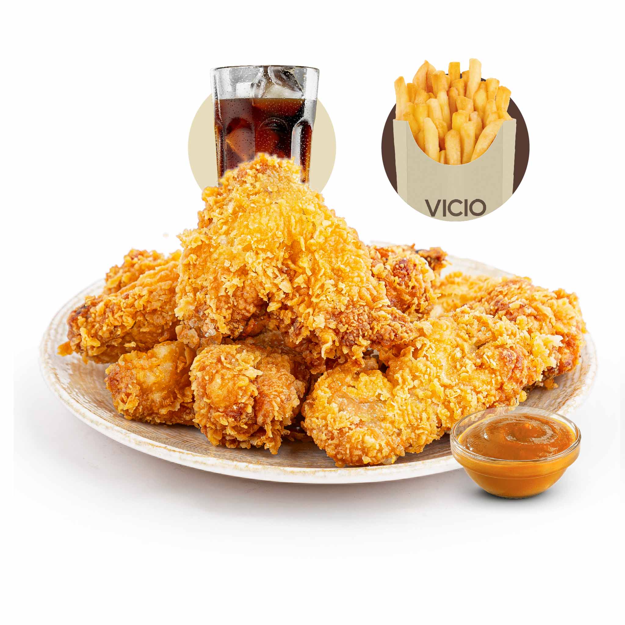 Combo d aile de poulet 5 pieces