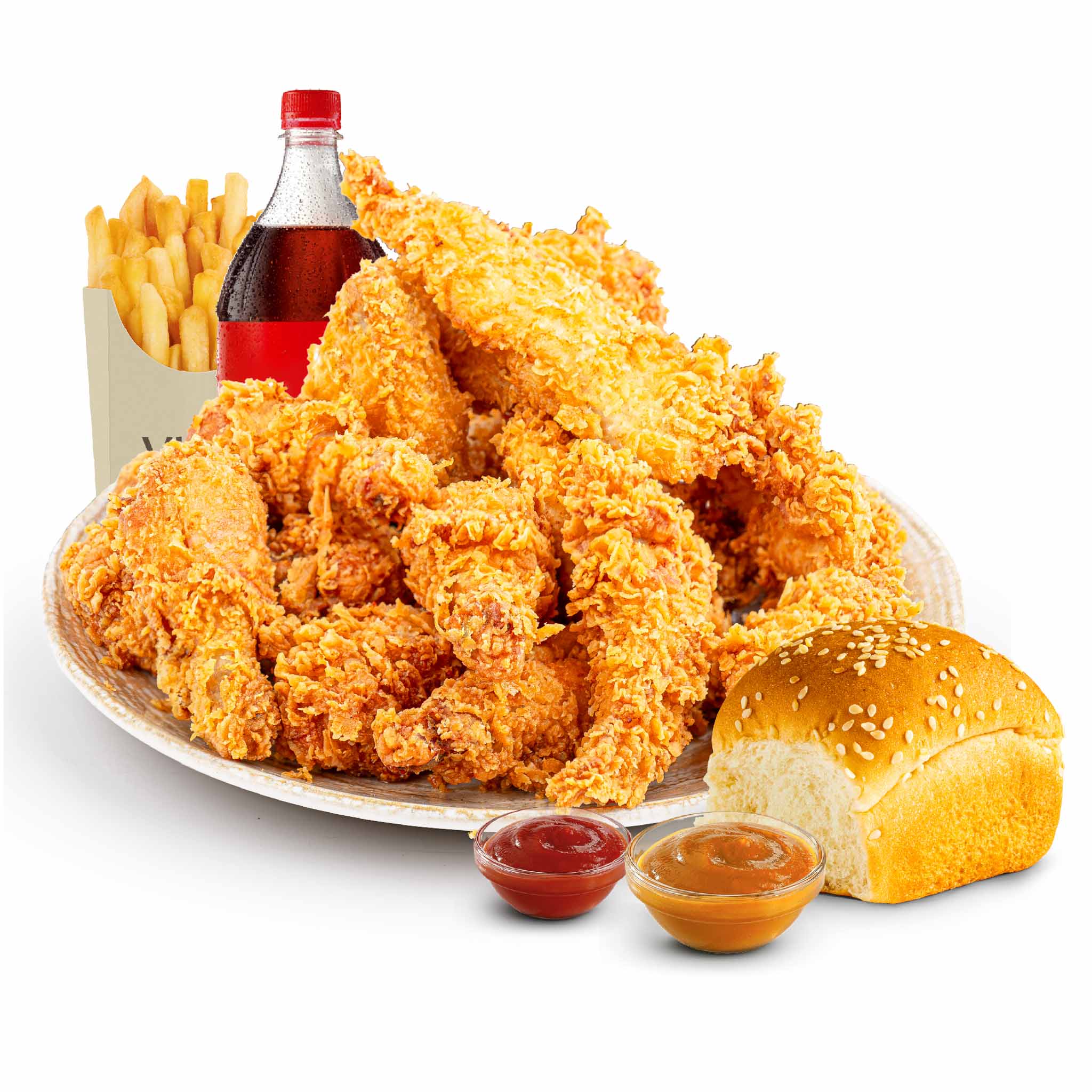 Combo familial mixte de poulet 18 pieces