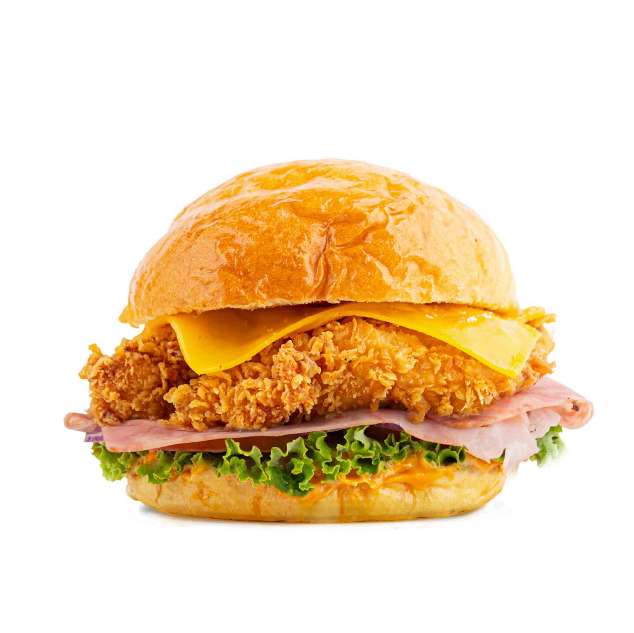 Chicken bacon burger