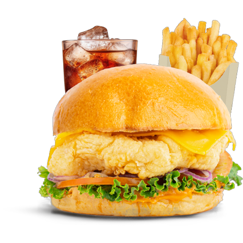 Menu Fish burger Liv