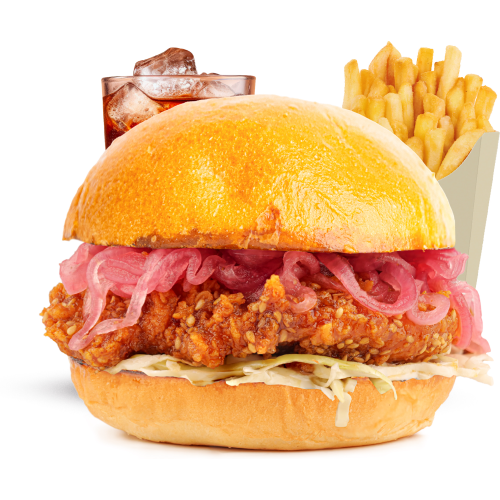 Menu Asian honey burger LIV