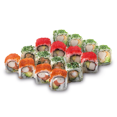 CALIFORNIA MIXTE 16 PCS