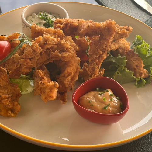 assiette poulet nuggets