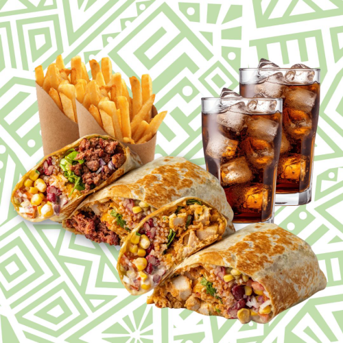 MENU DUO Double Burrito