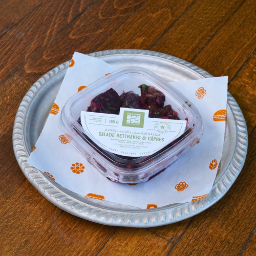  Salade de Bettrave, raisin et capres   