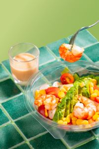 SALADE AVOCAT CREVETTES