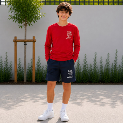  T shirt ML Rouge 3 ans