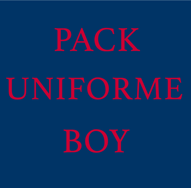 PACK Uniform boy 