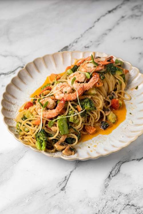 Spaghetti Aux Gambas 